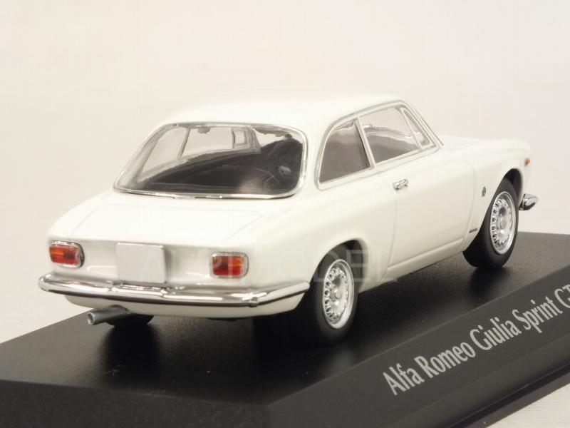 Alfa Romeo Giulia Sprint GTA 1965 (White) 'Maxichamps' Edition - minichamps