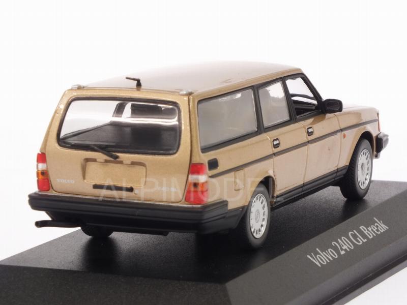 Volvo 240 GL Break 1986 (Gold)  'Maxichamps' Edition - minichamps