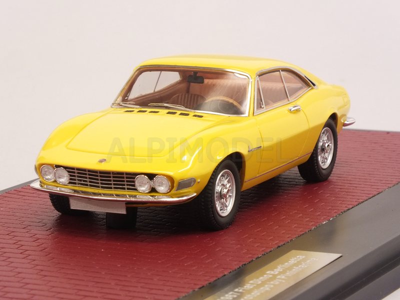 Fiat Dino Berlinetta Prototipo Pininfarina 1967 (Yellow) by matrix-models