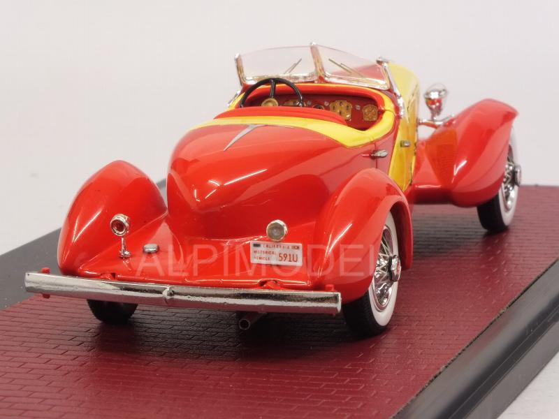 Cord L-29 Speedster by Lagrande 1931 (Yellow/Red) - matrix-models