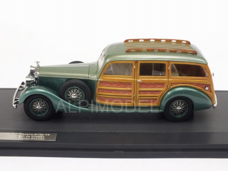 Hispano Suiza K6 Break De Chasse Franay 1937 (Green Metallic/Woody) - matrix-models