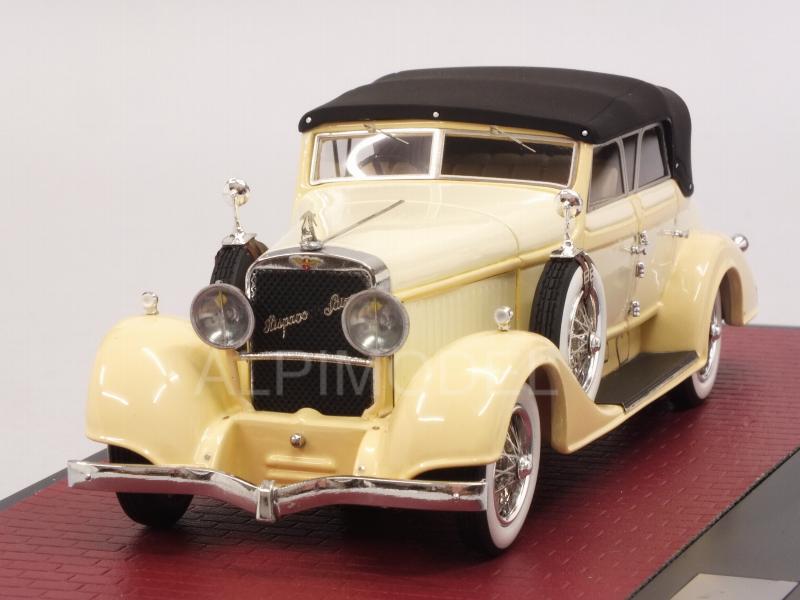 Hispano Suiza H6C Convertible Sedan Hibbard-Darrin closed 1928 (Cream) by matrix-models