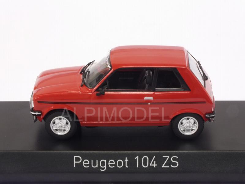 Peugeot 104 ZS 1979 (Persan Red) - norev