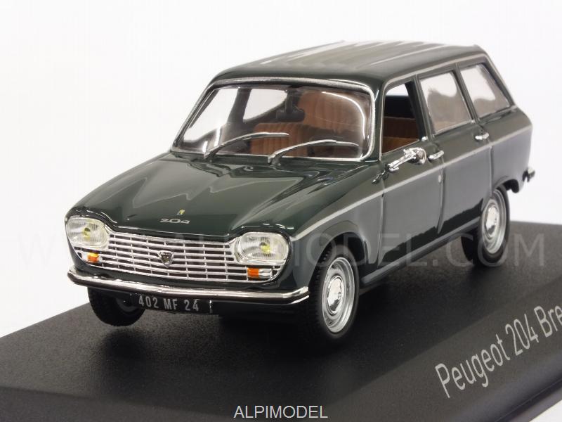 Peugeot 204 Break 1969 (Antique Green) by norev