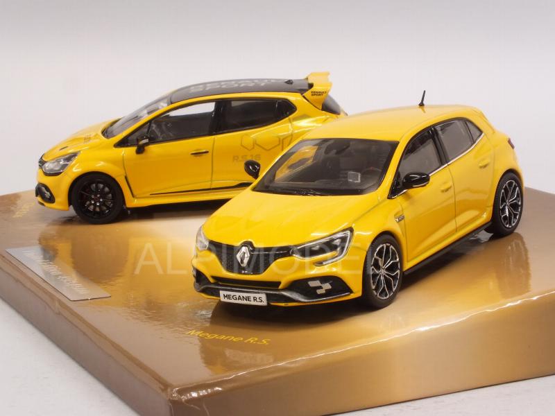 Renault Clio R.S.16 2016 + Megane R.S. 2017 2 CarsSet (Gift Box) - norev