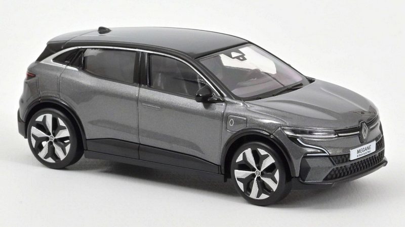 Renault Megane E-Tech 100% Electric 2022 (Shadow Grey/Black) by norev