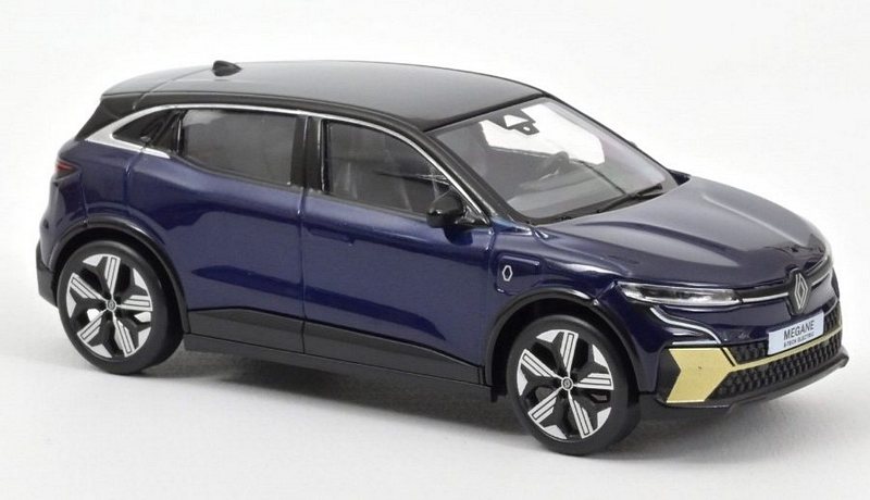 Renault Megane E-Tech 100% Electric 2022 (Midnight Blue/Black) by norev