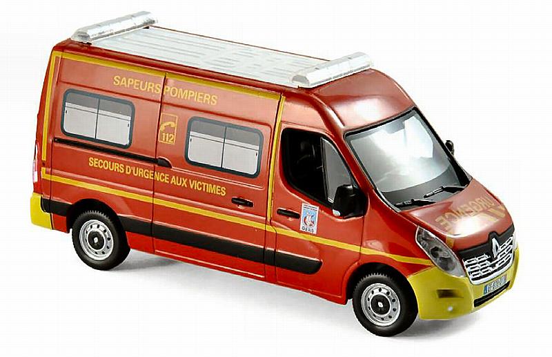 Renault Master 2014 Pompiers VSAV (Yellow Bumpers) by norev