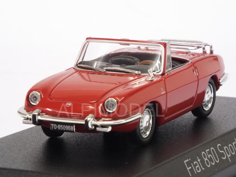 Fiat 850 Sport Spider 1968 (Red) by norev