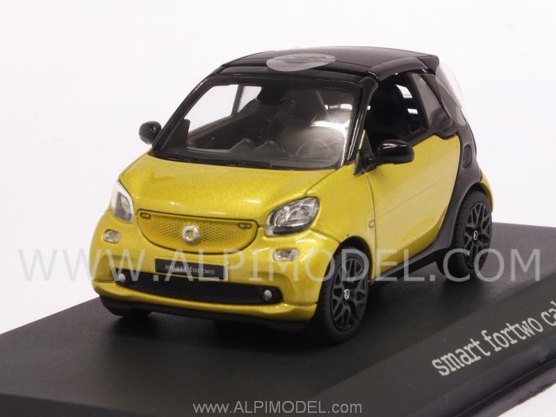 Smart Fortwo Cabrio 2016 (Metallic Yellow) Mercedes Promo by norev