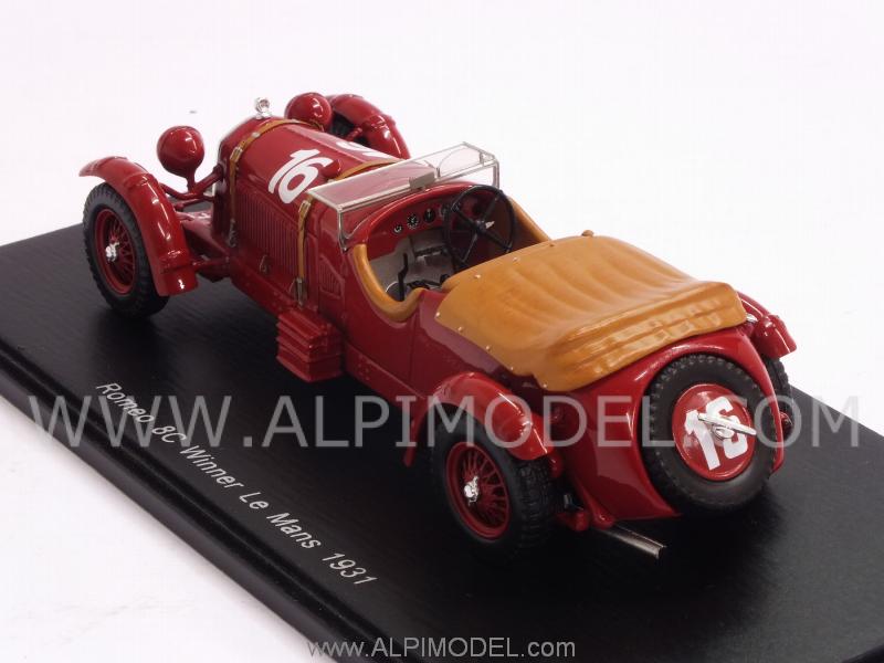 Alfa Romeo 8C #16 Winner Le Mans 1931 Lord Howe - H.Birkin - spark-model