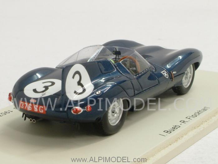 Jaguar D Type #3 Winner Le Mans Winner 1957  Bueb - Flockhart - spark-model