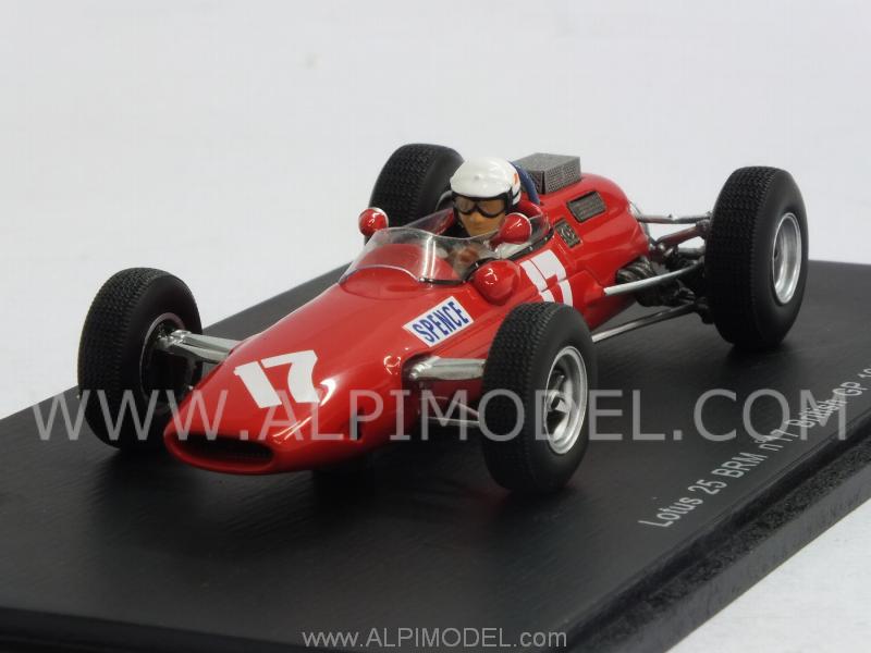 Lotus 25 BRM #17 British GP 1966 Mike Spence by spark-model