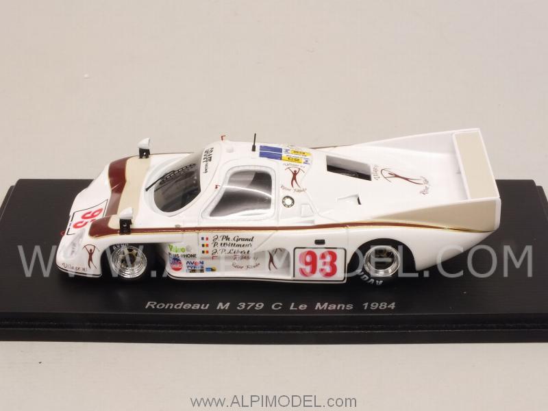 Rondeau M379C #93 Le Mans 1984 Grand -Libert - Wittmeur - spark-model