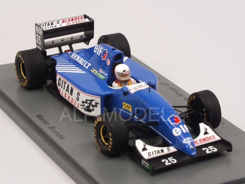 Ligier JS39 #25 GP South Africa 1993 Martin Brundle - spark-model