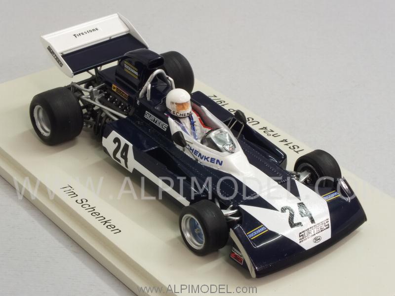 Surtees TS14 #24 GP USA 1972 Tim Schenken - spark-model