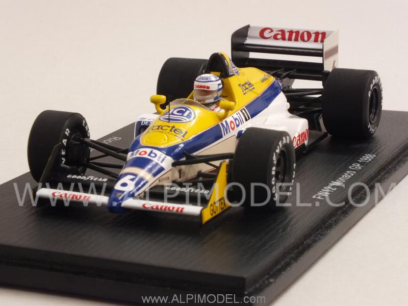 Williams FW12 #6 GP Monaco 1988 Riccardo Patrese by spark-model