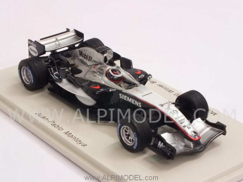 McLaren MP4/20 #10 GP Winner British GP 2005 Juan Pablo Montoya - spark-model
