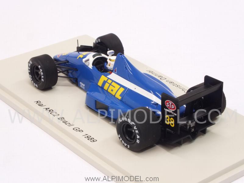 RIAL ARC2 #38 GP Brasil 1989 Christian Danner - spark-model
