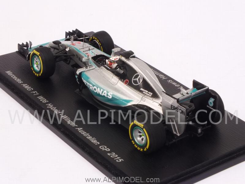 Mercedes F1 W06 #44 Winner GP Australia 2015 World Champion Lewis Hamilton - spark-model