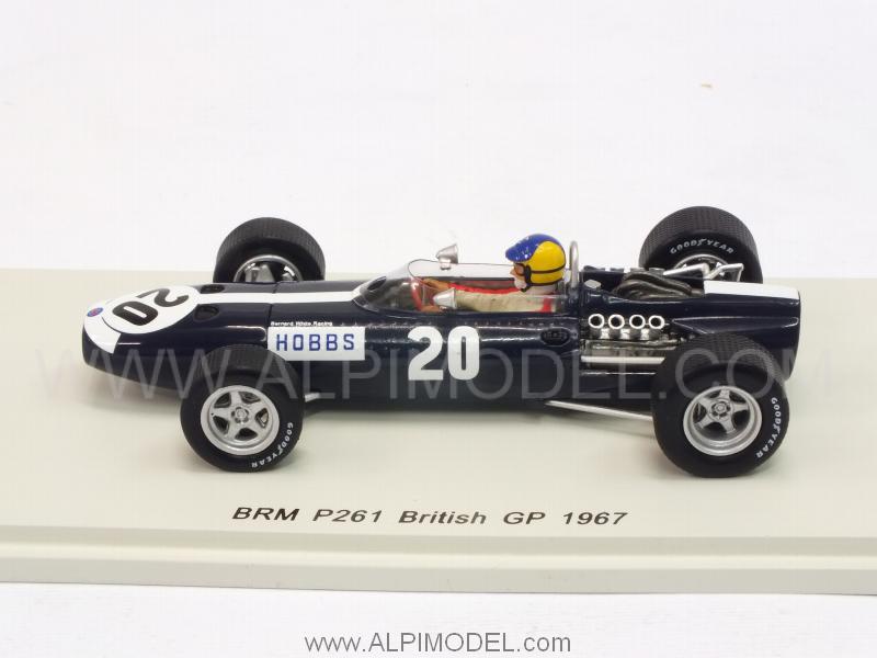 BRM P261 #20 British GP 1967 David Hobbs - spark-model