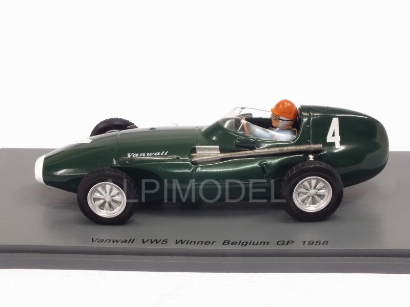 Vanwall VW5 #4 Winner GP Belgium 1958 Tony Brooks - spark-model