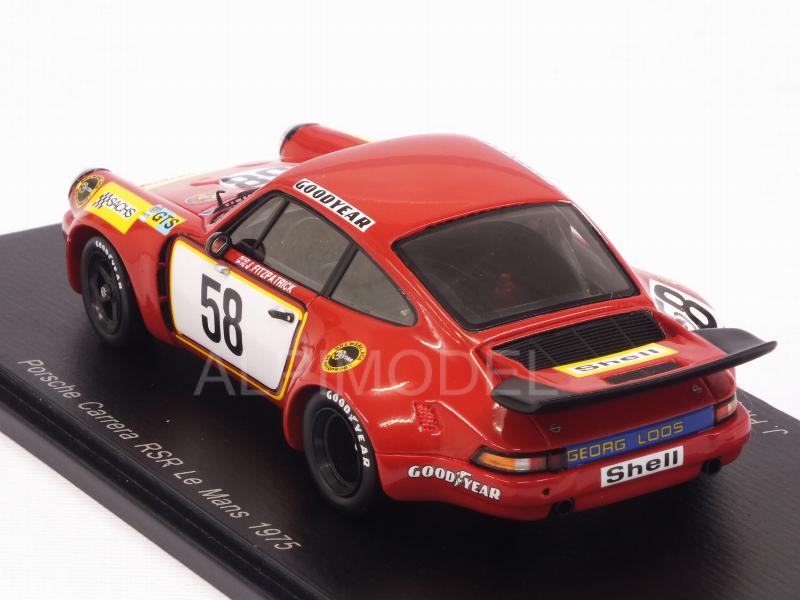 Porsche 911 Carrera RSR #58 Le Mans 1975 Fitzpatrick - Van Lennep - Schurti - spark-model