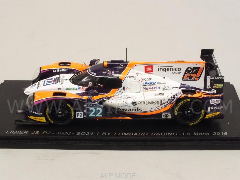 Ligier JSP2 Judd SO24 #22 Le Mans 2016 Capillaire - Maris - Coleman - spark-model