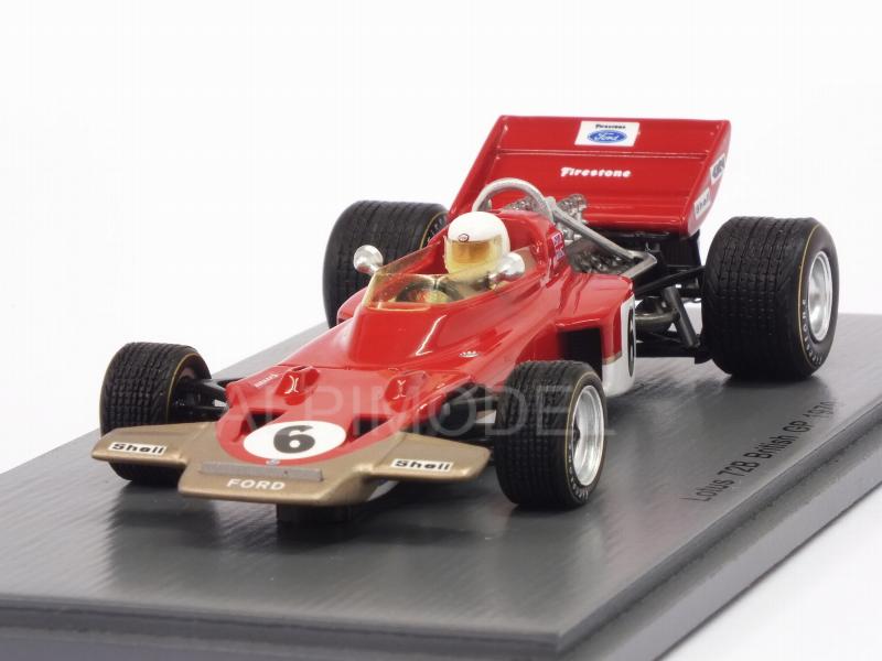 Lotus 72B #6 British GP 1970 John Miles by spark-model