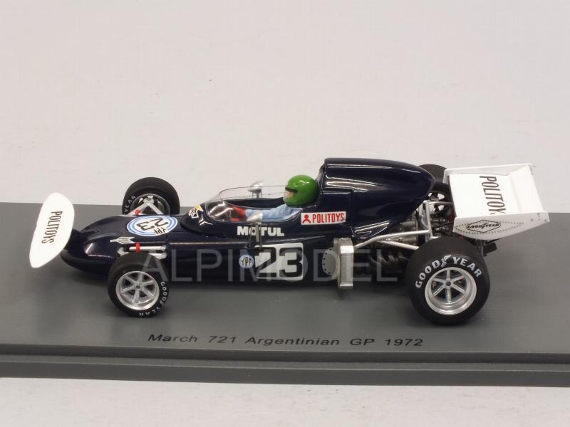 March 721 #.23 GP Argentina 1972 Henri Pescarolo - spark-model