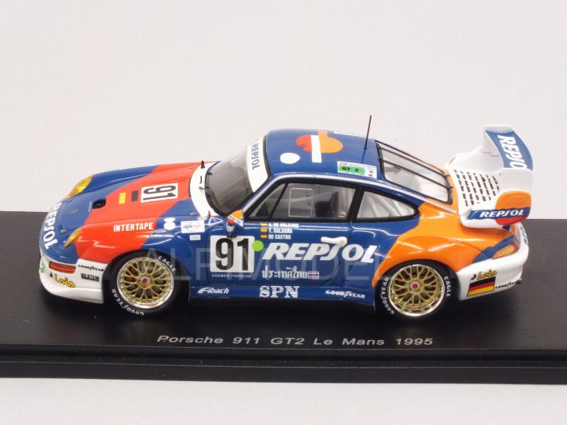 Porsche 911 GT2 #91 Le Mans 1995 D'Orleans - Borbon - Saldana - De Castro - spark-model