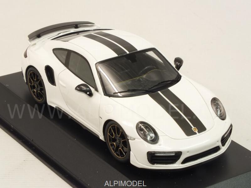 Porsche 911 911 Turbo S Exclusive Series (White) Porsche Promo - spark-model