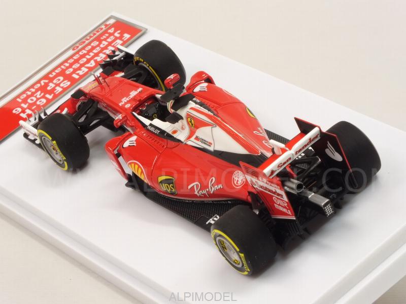 Ferrari SF16-H GP Japan 2016 Sebastian Vettel (HQ Metal model) - tameo