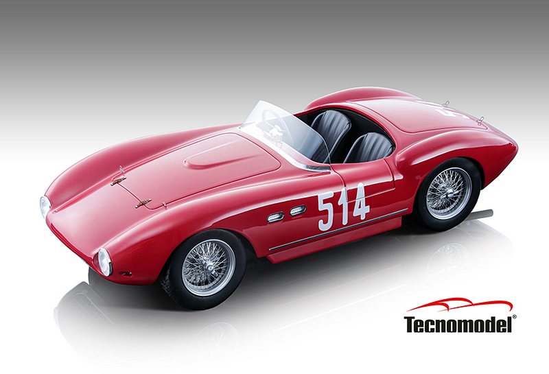 Ferrari 735S #514 Spider Mille Miglia 1954 Cacciari - Mason by tecnomodel