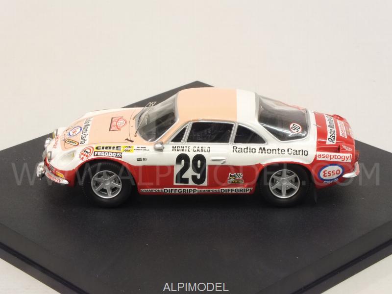Alpine A110 Renault #29 Rallty Monte Carlo 1973 Pat Moss Carlsson - Crellin - trofeu