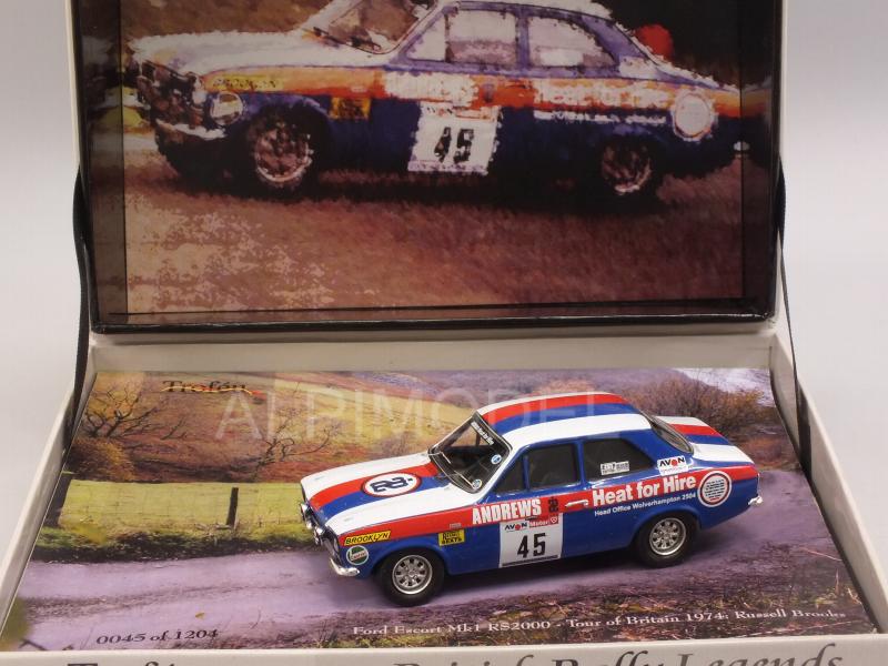 Ford Escort Mk1 RS2000 #45 Tour of Britain 1974 Russell Brooks  (Gift Box) - trofeu