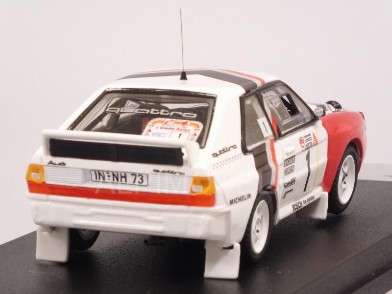Audi Quattro #1 Winner Stadte Rally 1984 Rohrl - Geistdorfer Friday Evening Version - trofeu