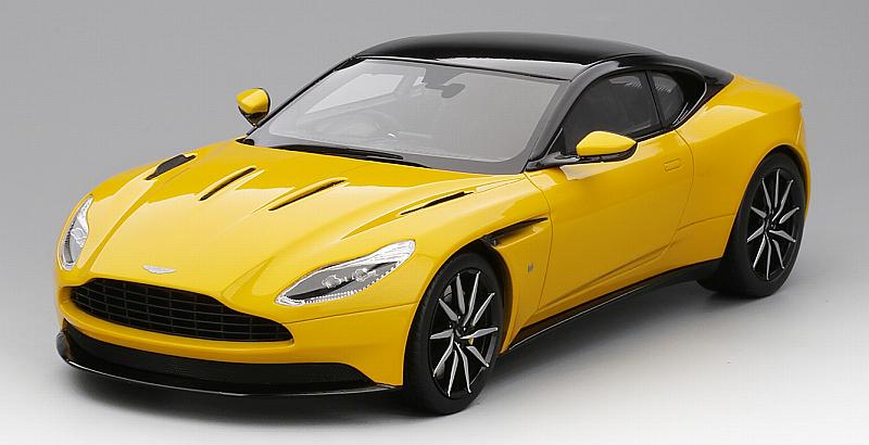 Aston Martin DB11 (Sunburst Yellow) Top Speed Edition by true-scale-miniatures