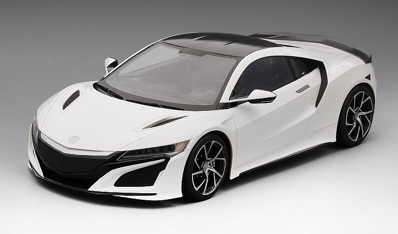 Acura NSX 130R Carbon Fiber Package 2017 (White) by true-scale-miniatures