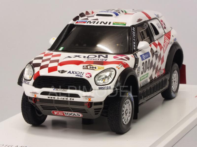 Mini ALL4 Racing Axion X Raid Team #304 Rally Dakar 2016 by true-scale-miniatures