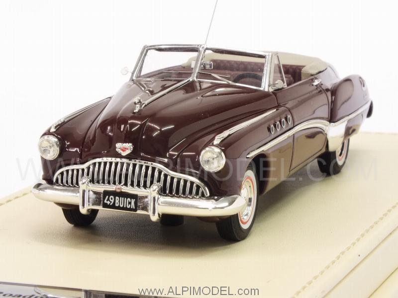 Buick Roadmaster Convertible 1949 Royal Maroon 1/43 by true-scale-miniatures