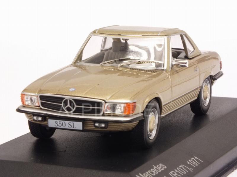 Mercedes 350 SL (R107) 1971 (Gold Metallic) by whitebox