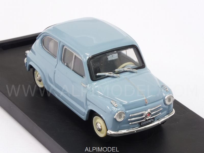 Fiat 600 1a Serie Berlina 1955 (Azzurro Cenere)  (update model) by brumm