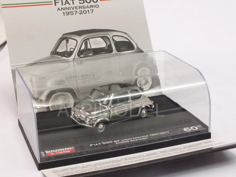 Fiat 500 60th Anniversary 1957-2017 SWAROVSKI Crystals Headlights - Special Limited Edition 500pcs. by brumm