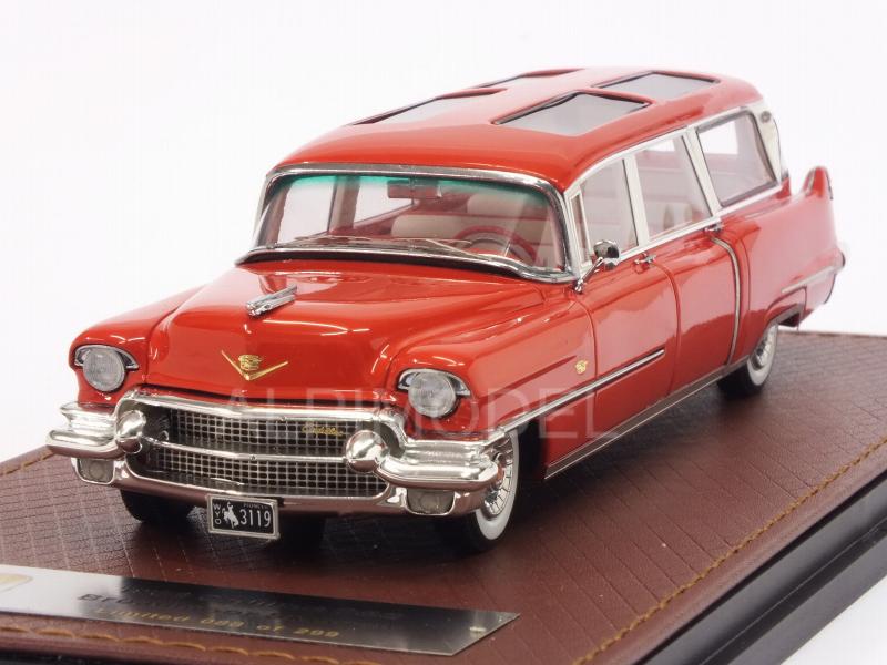 Cadillac Broadmoore Skyview Wagon 1956 (Red) by glm-models