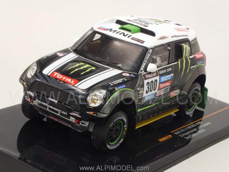 MINI All 4 #300 2nd Dakar 2014 Peterhansel - Cottret by ixo-models