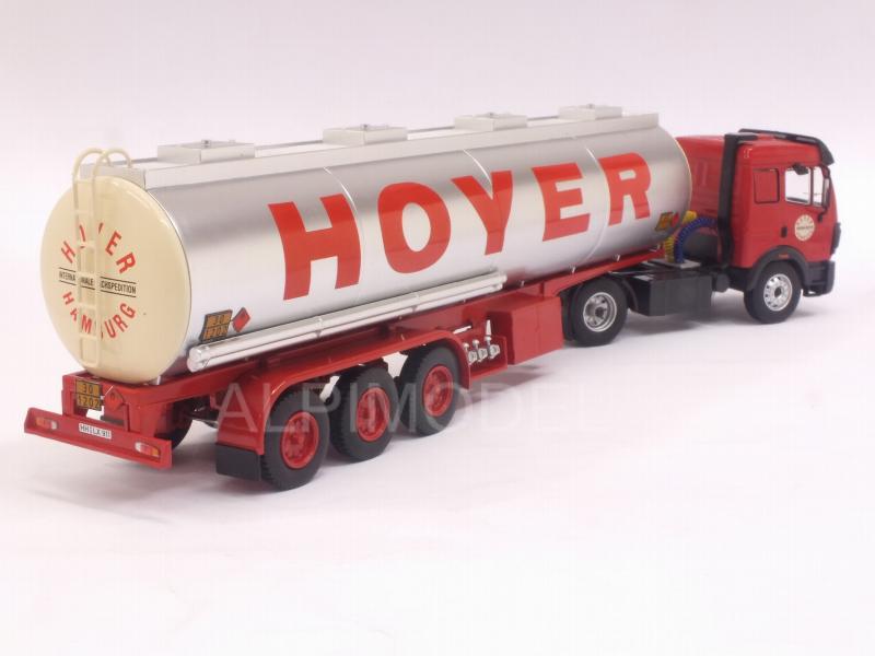Mercedes SK 1844 with Hoyer trailer by ixo-models