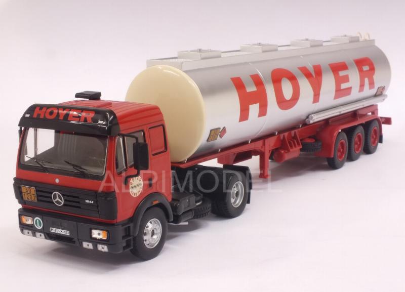 Mercedes SK 1844 with Hoyer trailer by ixo-models