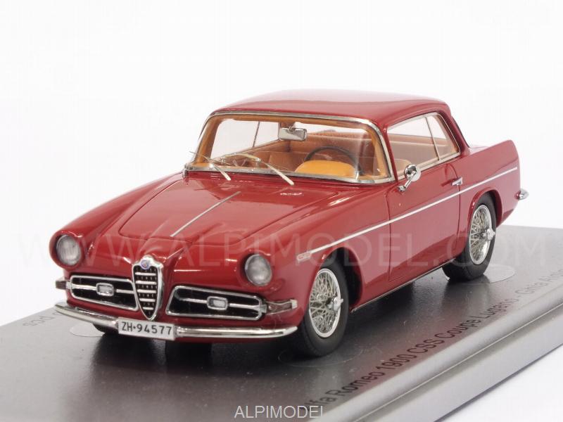 Alfa Romeo 1900 CSS Coupe Lugano Ghia Aigle 1957 (Red) by kess