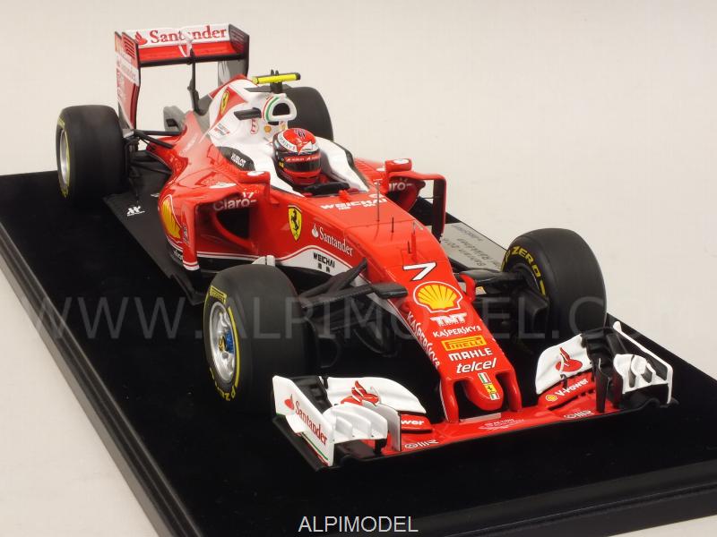 Ferrari SF16-H GP Bahrain 2016 Kimi Raikkonen (with display case) by looksmart